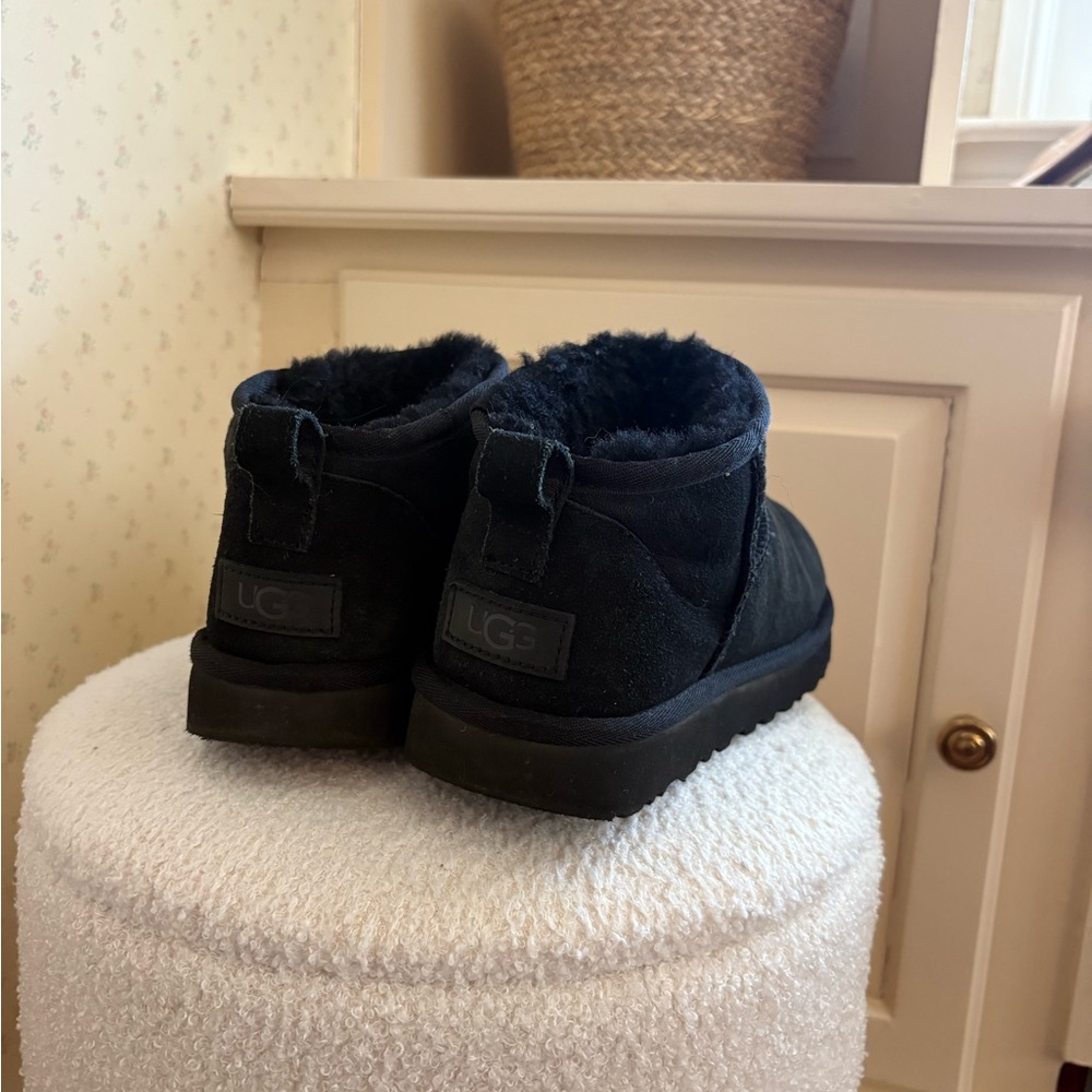 UGG Ultra Mini Black Boots